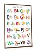 GRAVURZEILE Holzschild mit Spruch - Das Tier ABC - Buchstaben lernen Bild 2