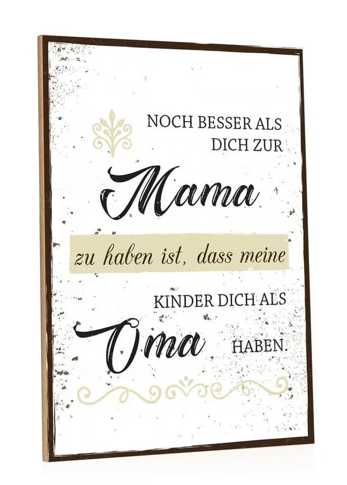 GRAVURZEILE Holzschild Spruch Weiß MDF - Bild 2