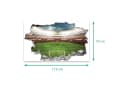 GRAVURZEILE Wandtattoo Fußball Stadion Design 3D Wandsticker Bild 4