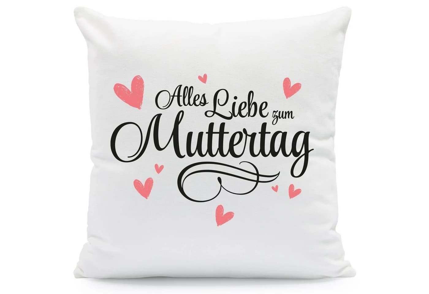 GRAVURZEILE Zierkissen mit Spruch 40x40 cm Polyester - Bild 2