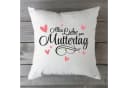 GRAVURZEILE Zierkissen mit Spruch 40x40 cm Polyester Bild 3