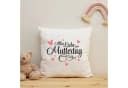 GRAVURZEILE Zierkissen mit Spruch 40x40 cm Polyester Bild 4