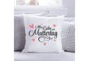 GRAVURZEILE Zierkissen mit Spruch 40x40 cm Polyester Bild 5