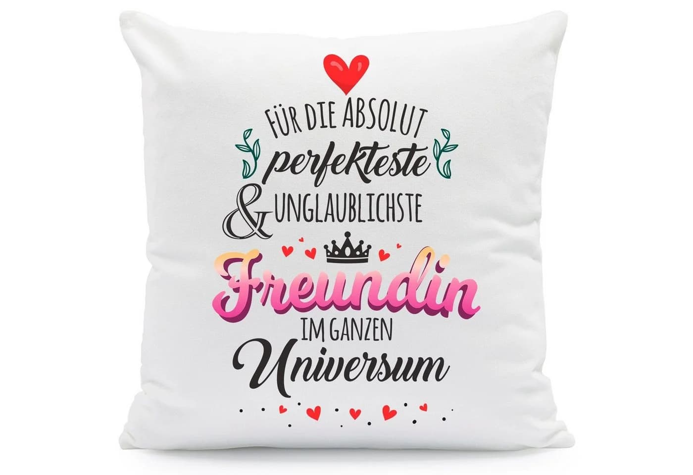 GRAVURZEILE Zierkissen mit Spruch für die beste Freundin - Bild 2