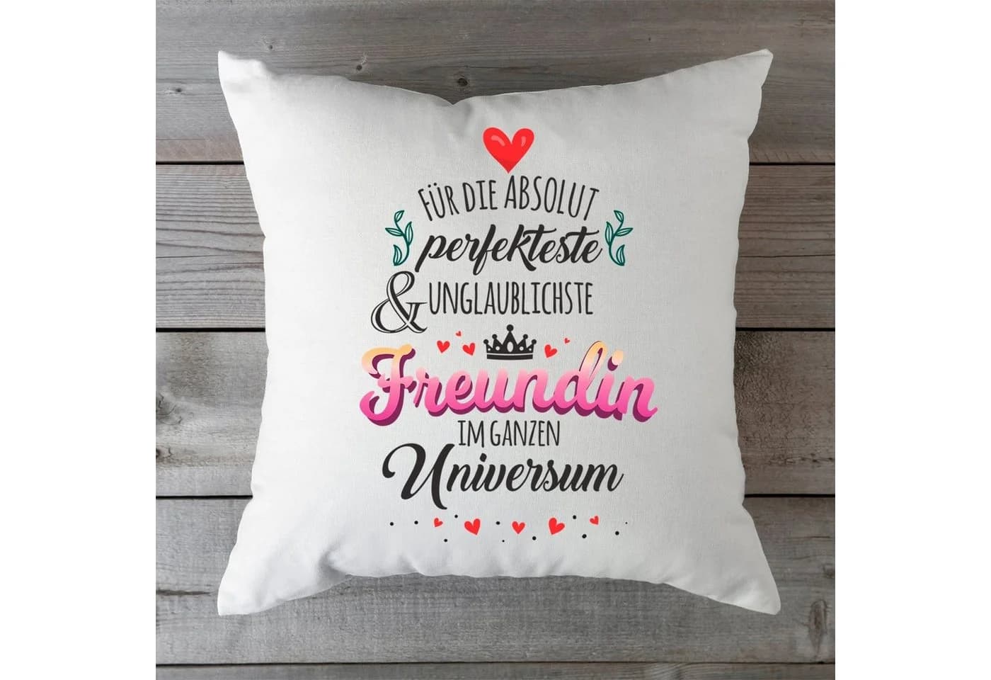 GRAVURZEILE Zierkissen mit Spruch für die beste Freundin - Bild 4