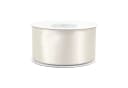 Creativery Satinband 38mm x 25m Ivory Elfenbein Polyester Bild 2