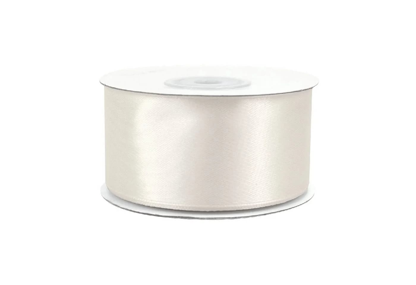 Creativery Satinband 38mm x 25m Ivory Elfenbein Polyester - Bild 2