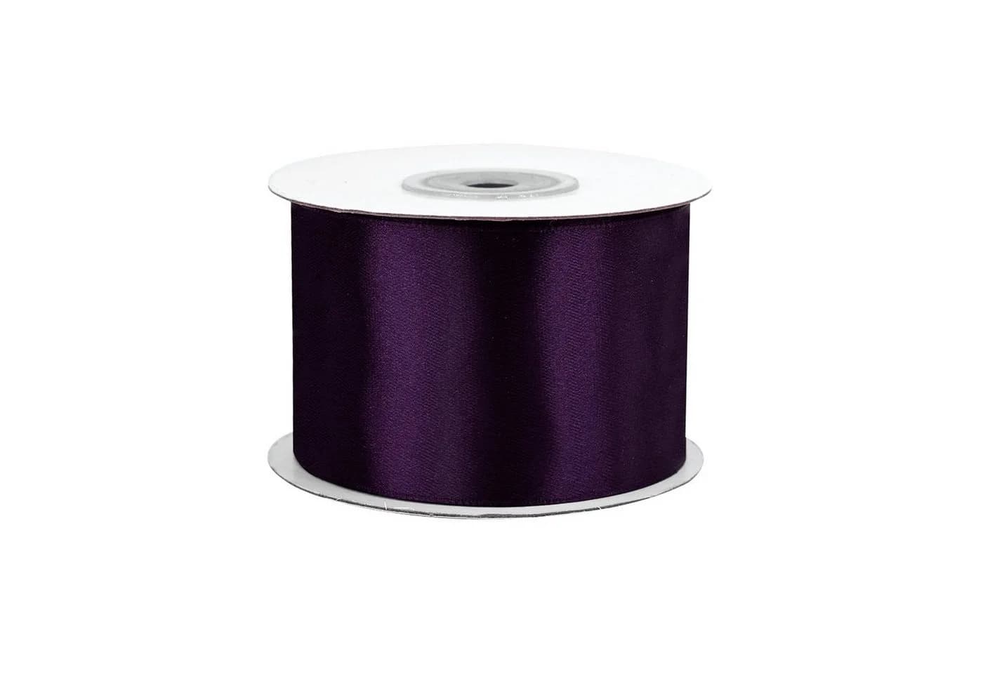 Creativery Satinband Aubergine 50mm x 25m Rolle - Bild 2