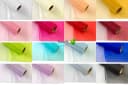 Creativery Organza Stoff Rolle 9m Weiß Glitzer 36cm Bild 1
