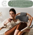 Well B4 Nackenrolle mit Gegengewicht Grau Memory Schaum Bild 1