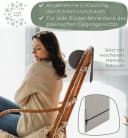 Well B4 Nackenrolle mit Gegengewicht Grau Memory Schaum Bild 3