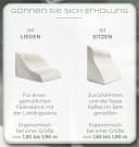 Well B4 Keilkissen Lesekissen für Bett und Sofa – Bequemes Rückenkissen mit Memory Foam Bild 3