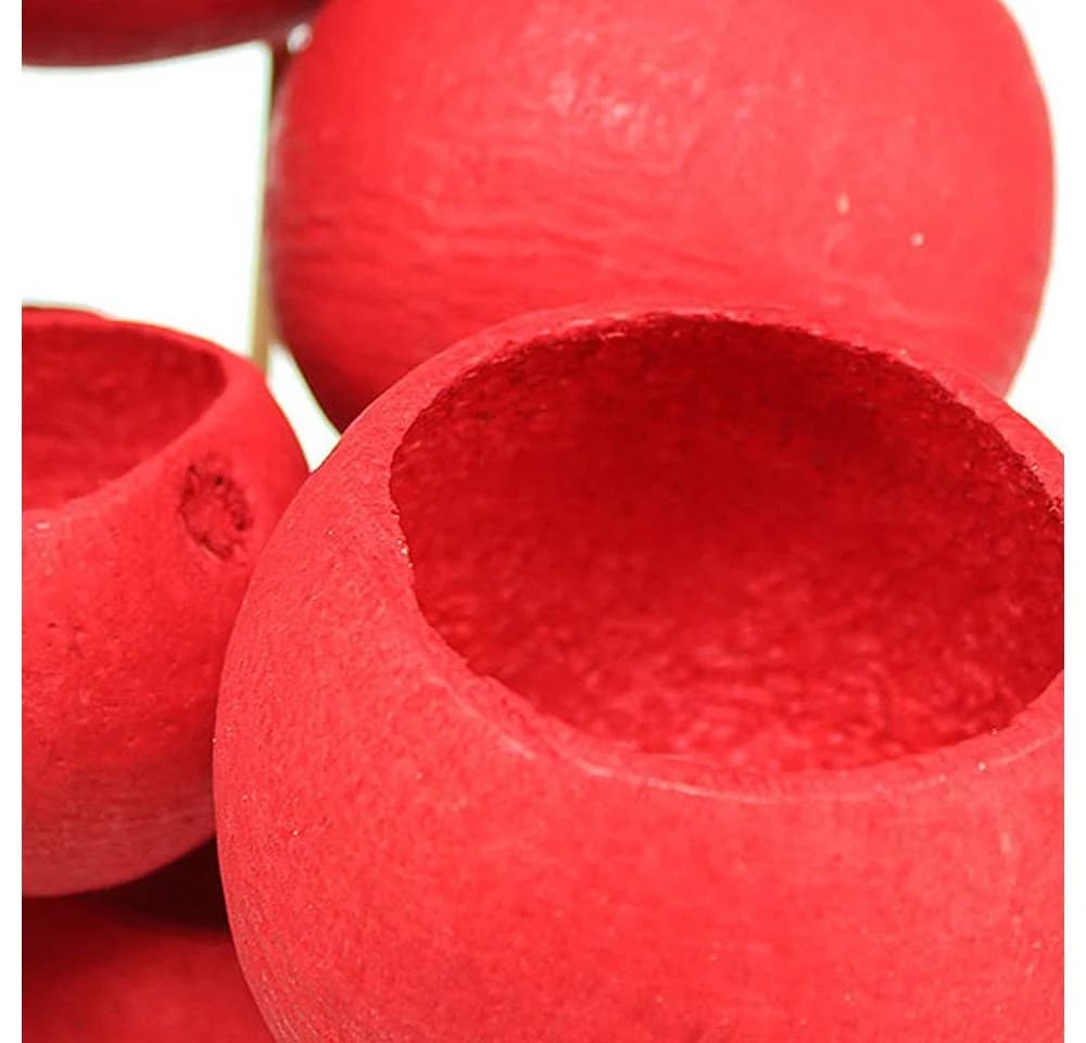 Florists Products Trockenblume Bell Cup Deko Rot 15 St - Bild 3