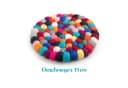naturling Topfuntersetzer Filz Bunt Bild 4