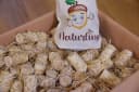 naturling Grillanzünder Holzwolle gewachst 5 kg mit Leinenbeutel Bild 1