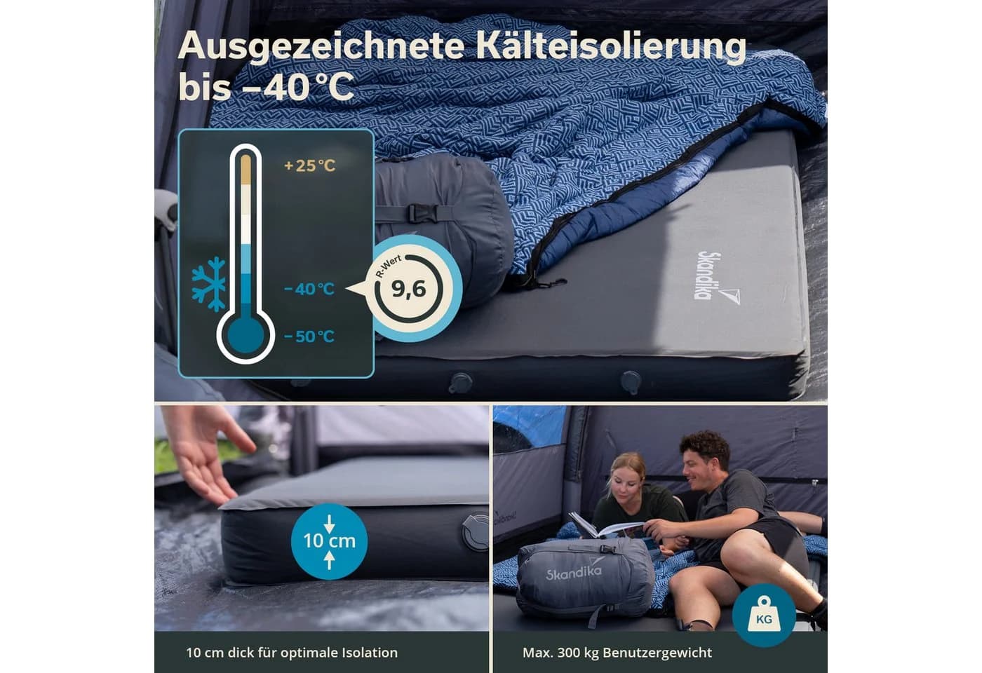 Skandika Luftmatratze Easy 3D Premium Double 10 cm - Bild 3