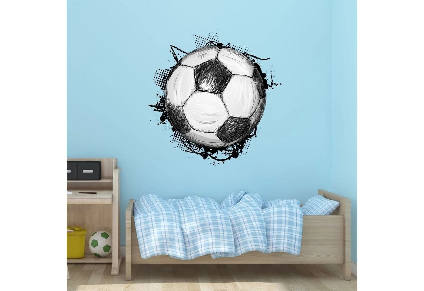 nikima Wandtattoo Fussball Soccer PVC-Folie - Bild 5