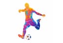 nikima Wandtattoo Fussball Spieler Bunt PVC-Folie Bild 2