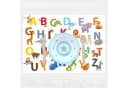nikima Platzset stabiles Vinyl Tischset - Tier ABC Kinder Platzset abwaschbar Bild 1
