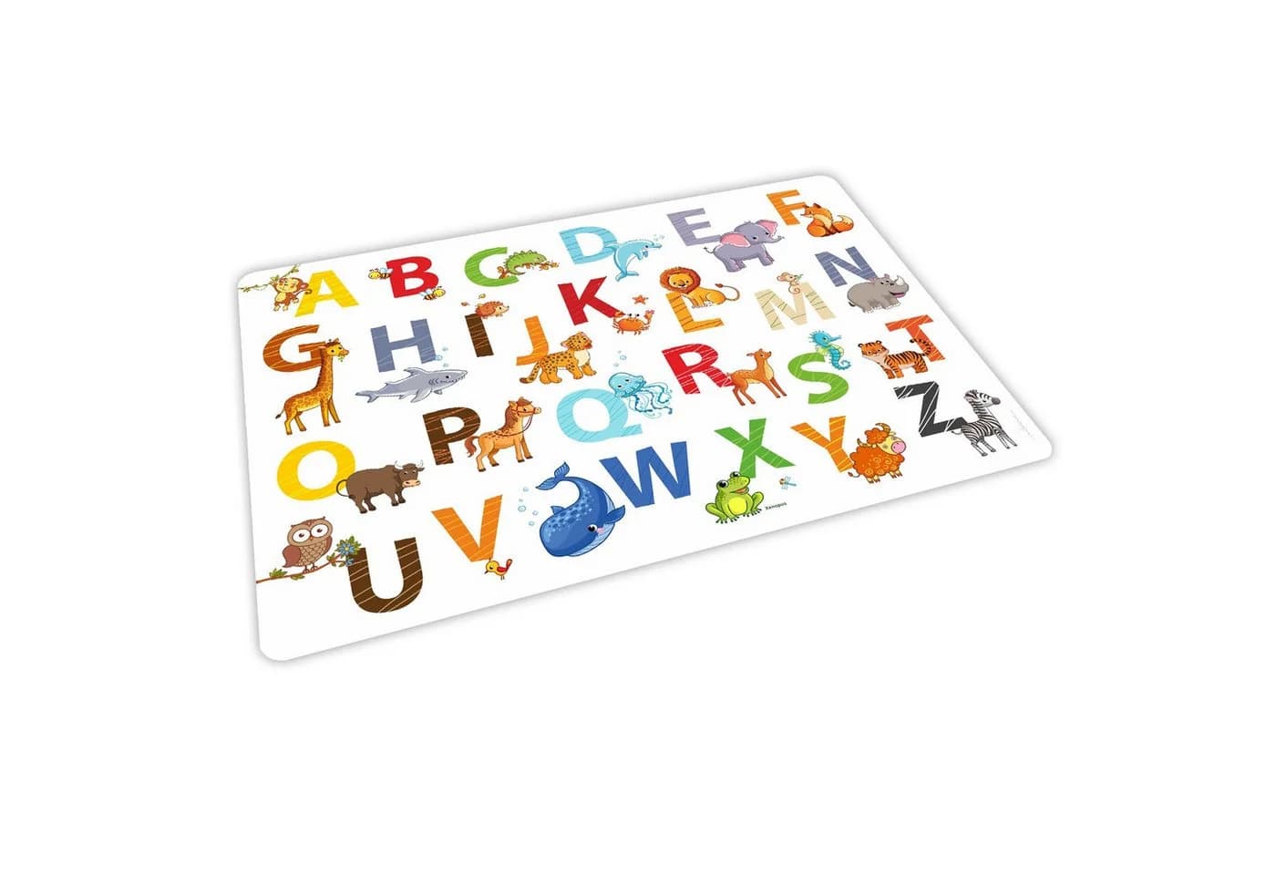 nikima Platzset stabiles Vinyl Tischset - Tier ABC Kinder Platzset abwaschbar - Bild 2