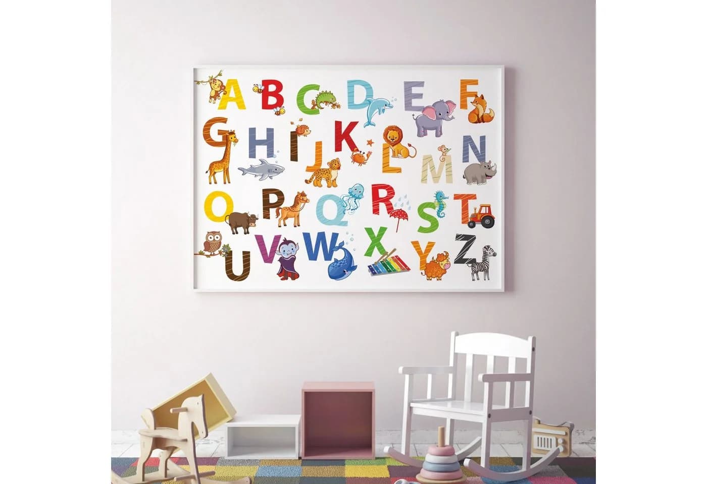 nikima Poster Kinder Lernposter Tier ABC DIN A3 - Bild 4