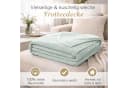 KiGATEX Wohndecke Frottee 100% Baumwolle Grau 150x200 cm Bild 4