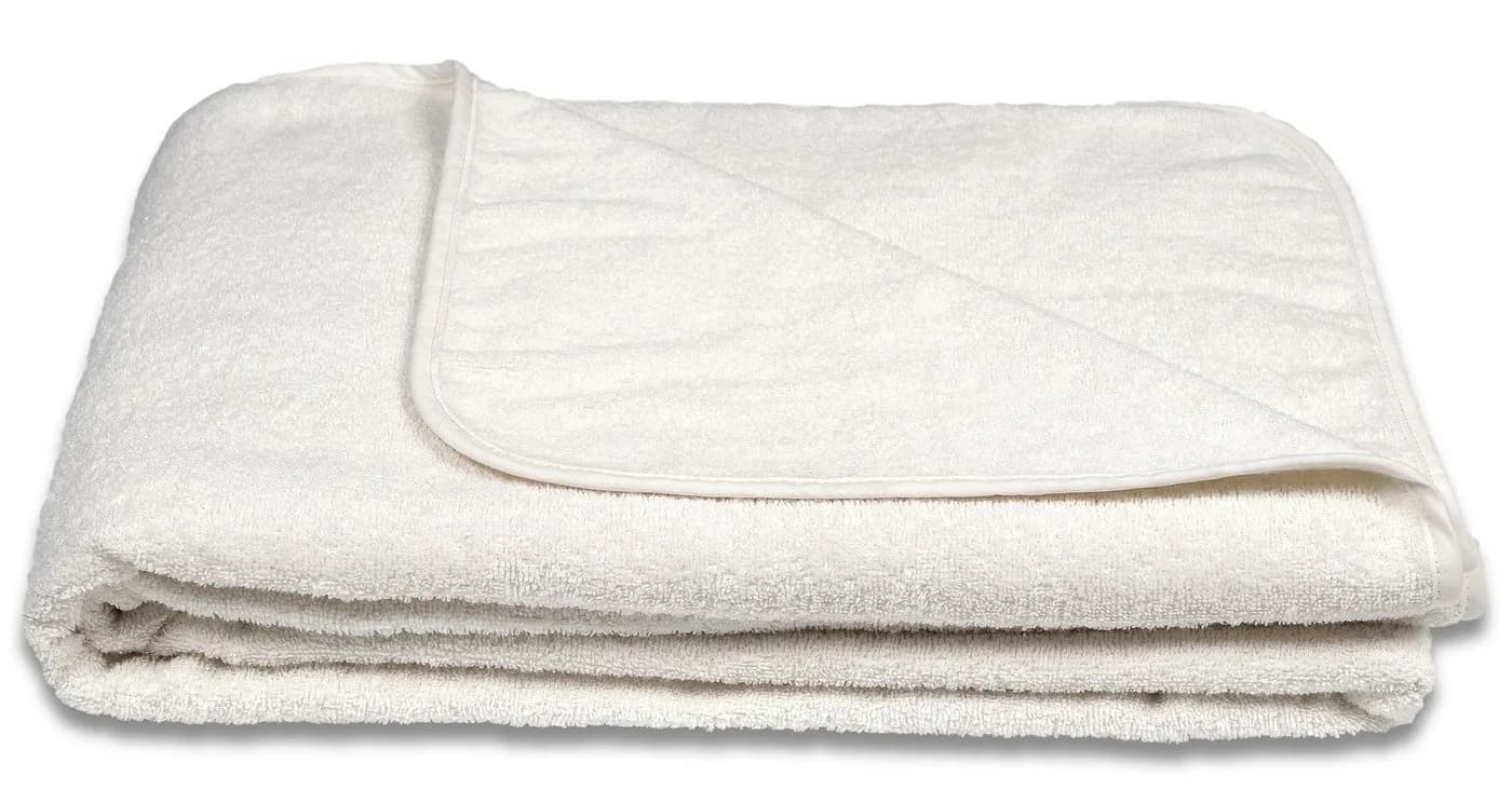 KiGATEX Wohndecke Frottee 100% Baumwolle Beige - Bild 2