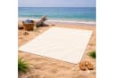 KiGATEX Wohndecke Frottee 100% Baumwolle Beige Bild 3