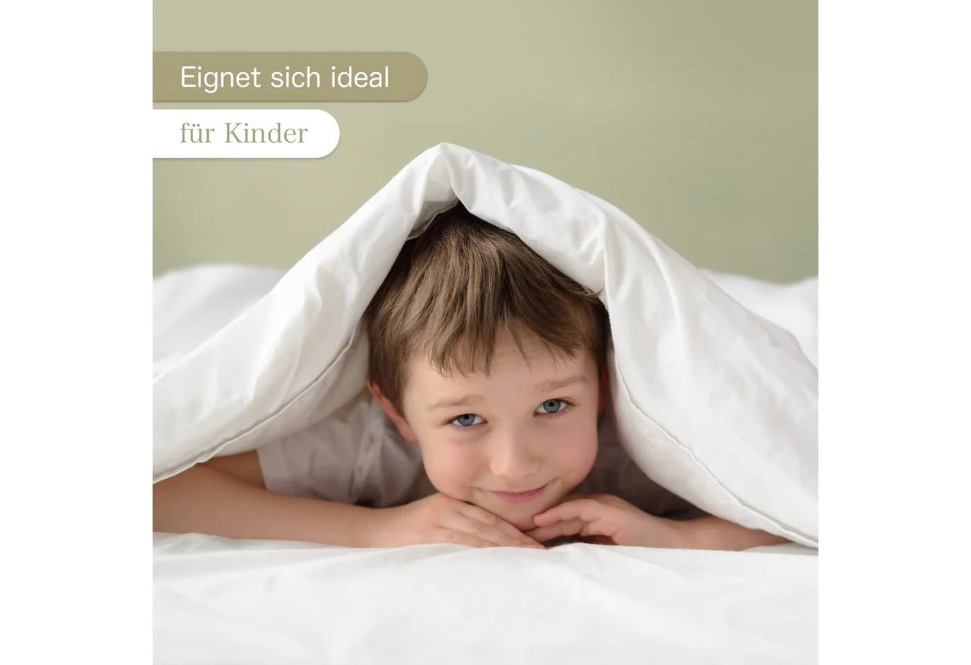 KiGATEX Babybettdecke 100x135 cm Ganzjahresdecke Bärchensteppung - Bild 3