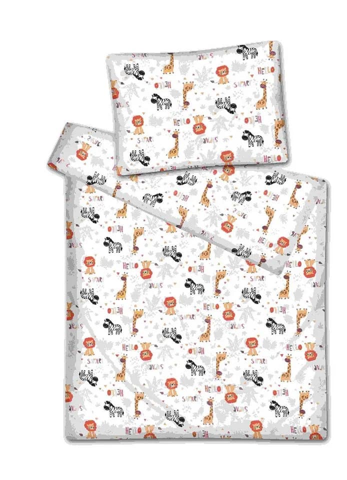 KiGATEX Kinderbettwäsche 2-teilig 100x135 + 40x60 cm Baumwolle - Bild 2