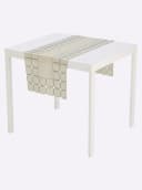Witt Tischdecke Braun Kurbelstickerei Modern Bild 1