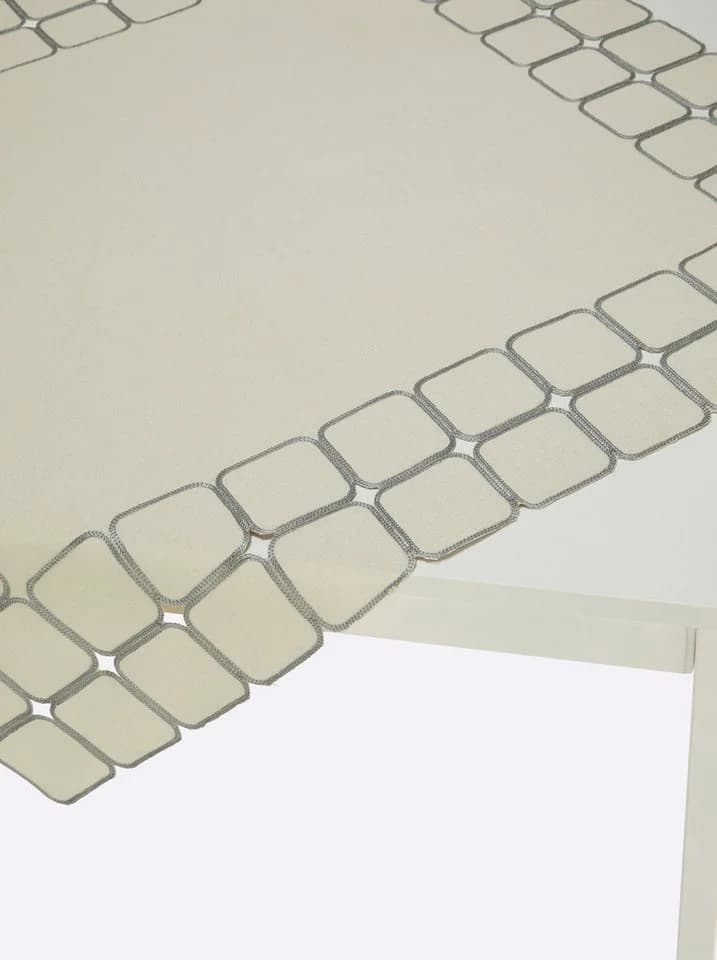 Witt Tischdecke Braun Kurbelstickerei Modern - Bild 5