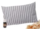 Heubergshop Zirbenkissen Grau mit Zirbenöl Geschenkidee Bild 2
