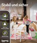 BOMI Kindersitzgruppe Anna 4-tlg. Massivholz Beige/Weiß Bild 5