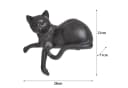 Moritz Dekofigur Katze 20cm Polyresin Modern Bild 3