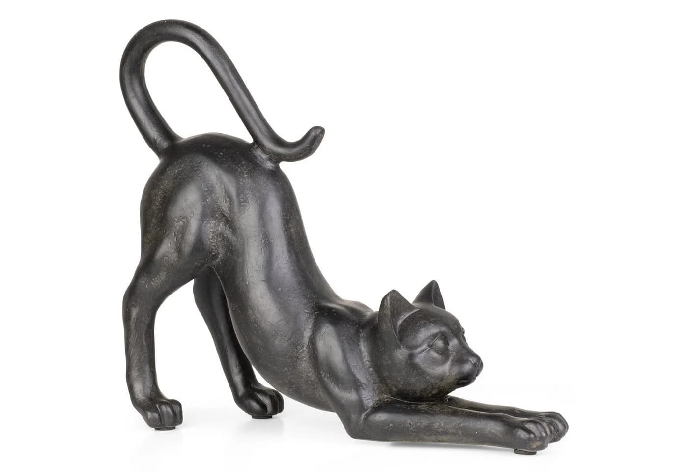 Moritz Dekofigur Katze Schwarz Geometrisch Polyresin - Bild 2