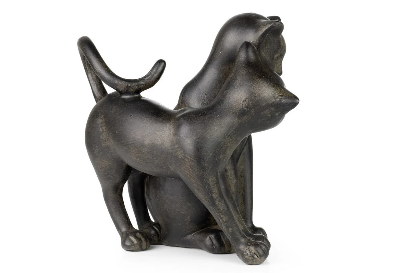 Moritz Dekofigur Katzenpaar Polyresin Modern - Bild 5