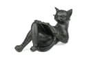 Moritz Dekofigur Katze mit Buch Polyresin Modern Bild 4