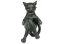 Moritz Dekofigur Katze mit Buch Polyresin Modern Bild 5