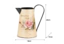 Moritz Gießkanne Zink mit Rosenmotiv Retro Design Bild 3