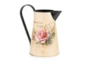 Moritz Gießkanne Zink mit Rosenmotiv Retro Design Bild 4