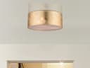 GLOBO LIGHTING LED Deckenleuchte Gold Dimmbar 3x E14 Warmweiß Bild 1