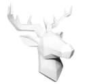 Hansmeier Wanddekoobjekt Hirsch Wandskulptur - Hirschkopf 3D Deko Schädel Bild 2