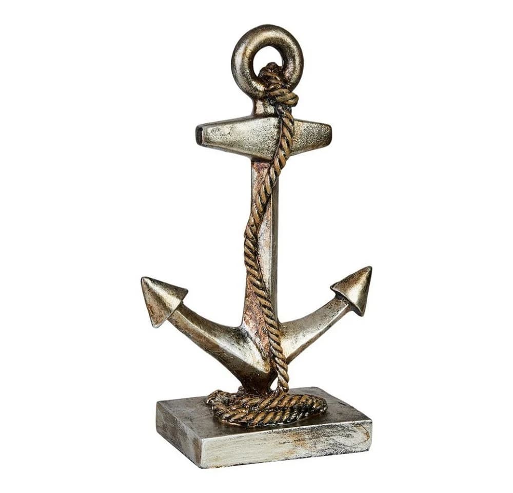 Hansmeier Deko Statue Anker Kunststein Maritim - Bild 2