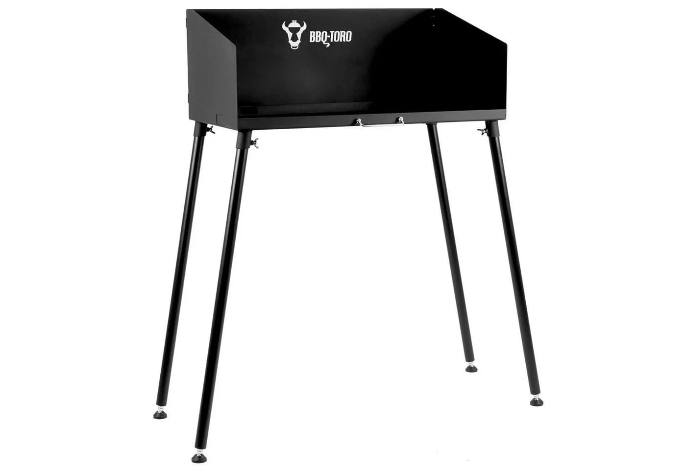 BBQ-Toro Feuertisch Dutch Oven Tisch mit Windschutz 75 x 40 cm Grilltisch Stahltisch - Bild 2