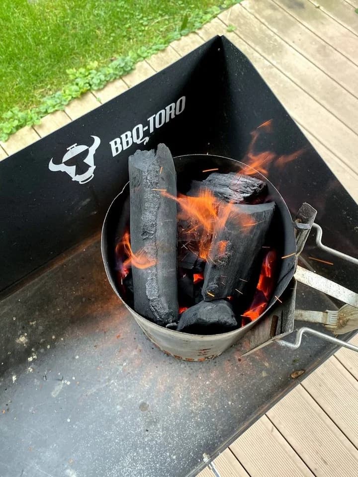 BBQ-Toro Feuertisch Dutch Oven Tisch mit Windschutz 75 x 40 cm Grilltisch Stahltisch - Bild 4