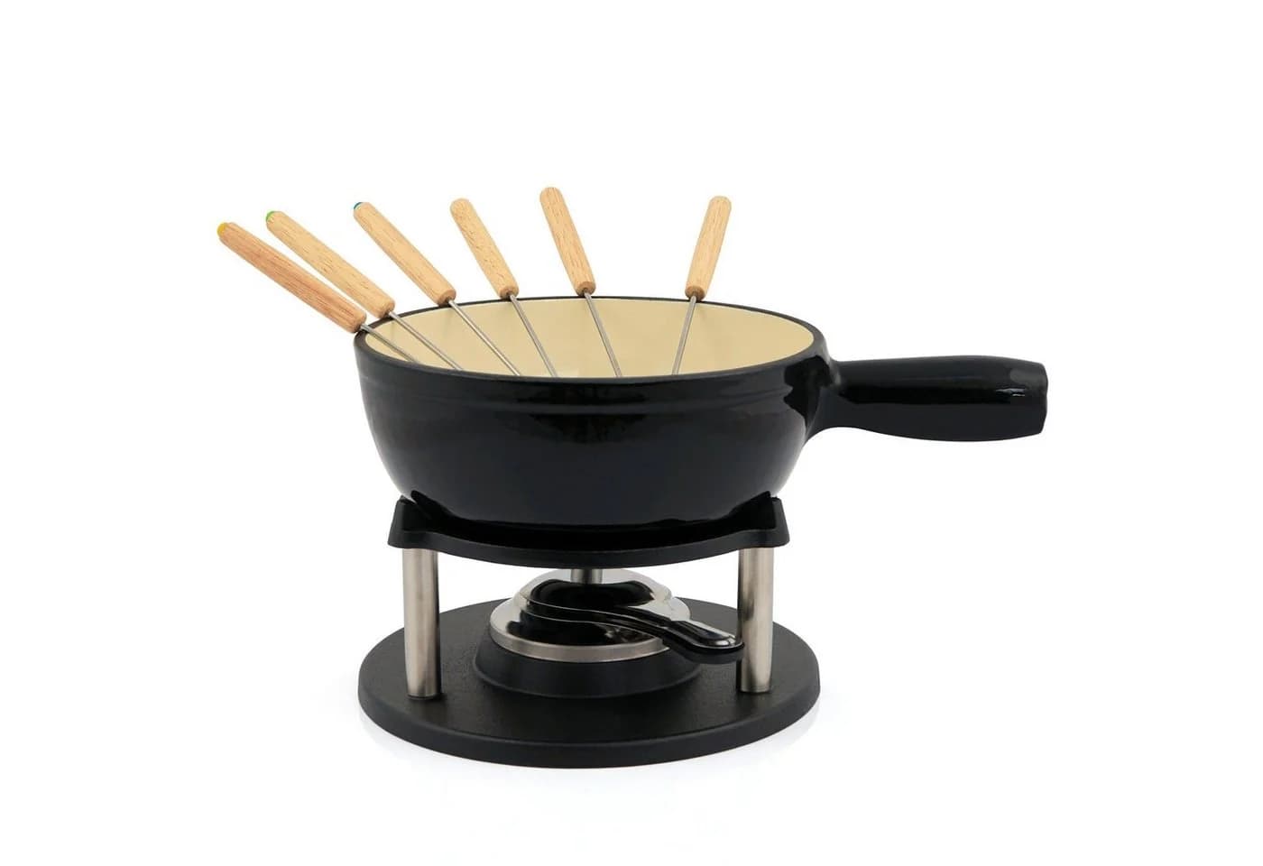 BBQ-Toro Fonduetopf 9-tlg. Gusseisen 2L Emailliert - Bild 2