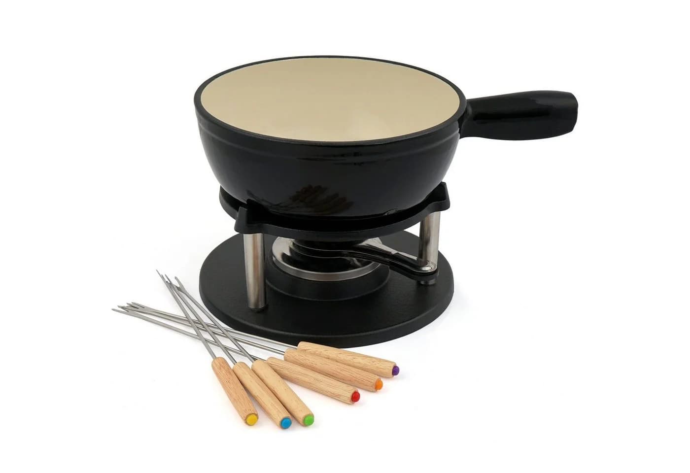 BBQ-Toro Fonduetopf 9-tlg. Gusseisen 2L Emailliert - Bild 5