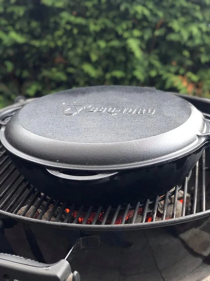 BBQ-Toro Grilltopf Kazan Gusseisen 6,9 Liter Traditioneller Topf - Bild 3