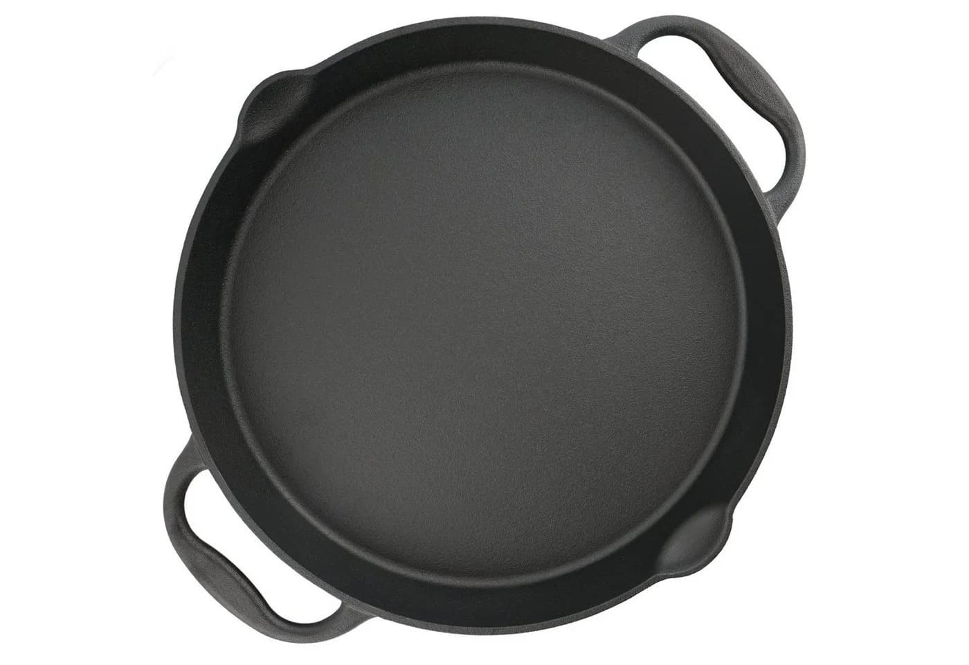 BBQ-Toro Grillpfanne Gusseisen Ø 40 cm Schwarz mit Ausgießer - Bild 2